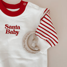 Load image into Gallery viewer, &#39;My First Christmas&#39; Wooden Moon Rattle