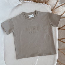 Load image into Gallery viewer, Kid&#39;s &#39;Mini Club&#39; Oversized Tee - Sea Salt