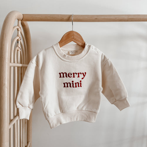 'Merry Mini' Crew Sweater