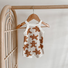 Load image into Gallery viewer, Gingerbread Knit Playsuit