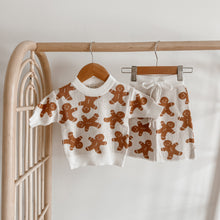 Load image into Gallery viewer, Gingerbread Knit Set - Long Sleeve