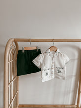 Load image into Gallery viewer, Corduroy Christmas Shorts - Emerald