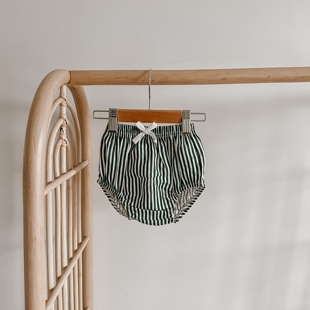Candy Stripe Bloomers - Green