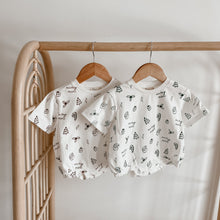 Load image into Gallery viewer, Holiday Slouch Romper - Green - PRE ORDER - Est. Dispatch October