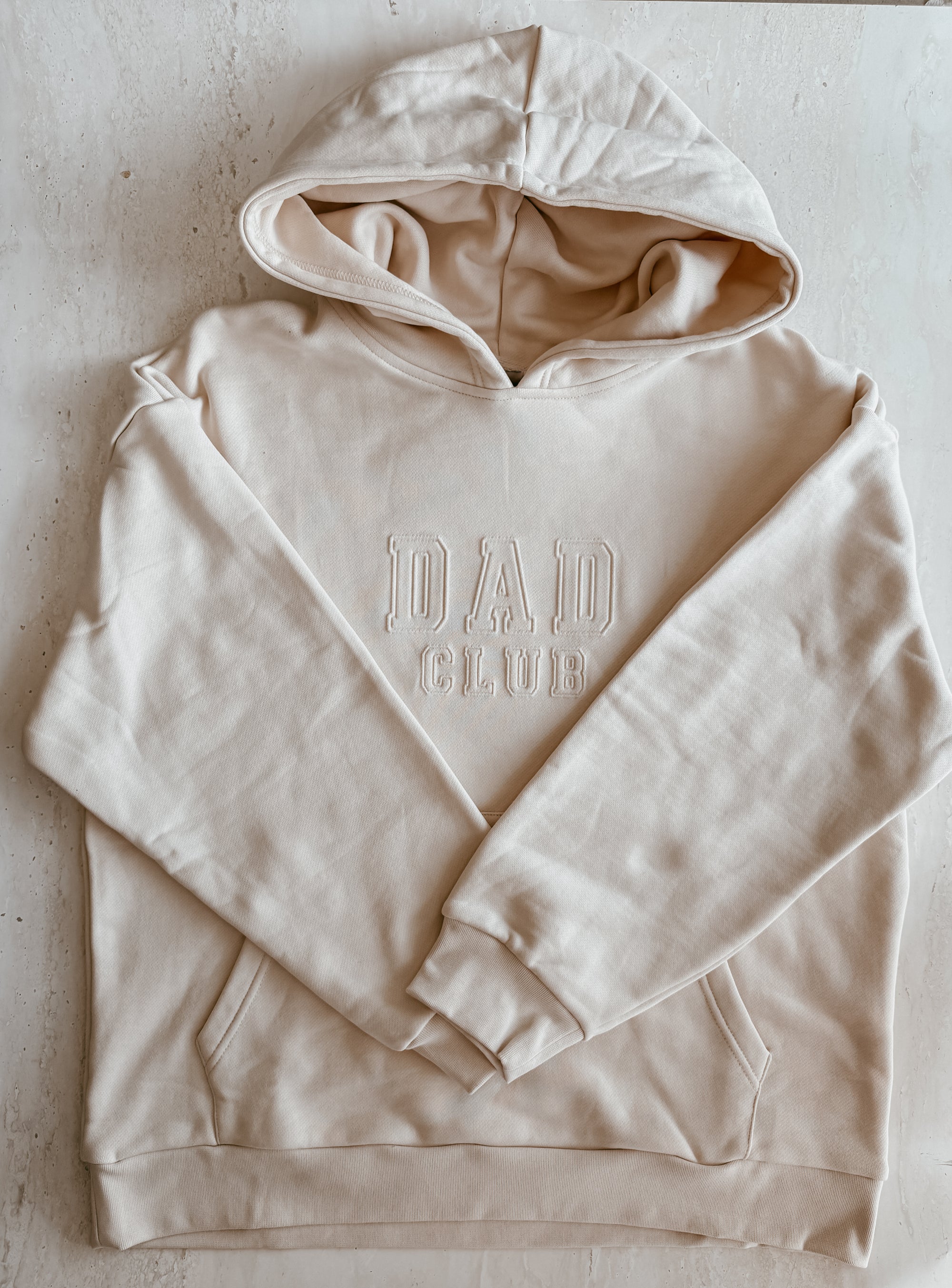 SALE Men's 'Dad Club' Hoodie - Cream