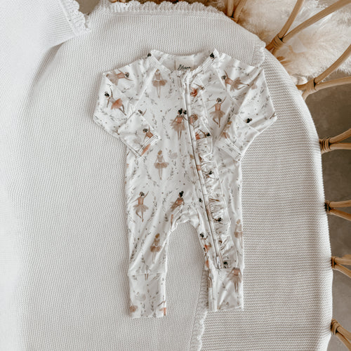 Long Sleeve Bamboo Growsuit - Belle