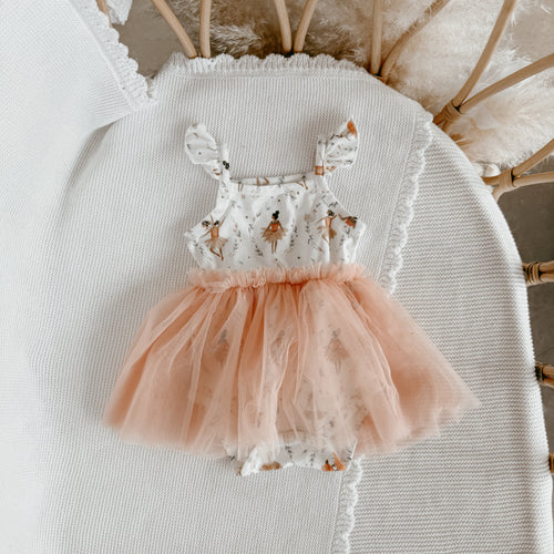 Bamboo Tulle Dress - Belle