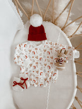 Load image into Gallery viewer, Christmas Reindeer Crochet Rattle