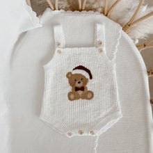 Load image into Gallery viewer, Teddy Bear Singlet Knit Romper