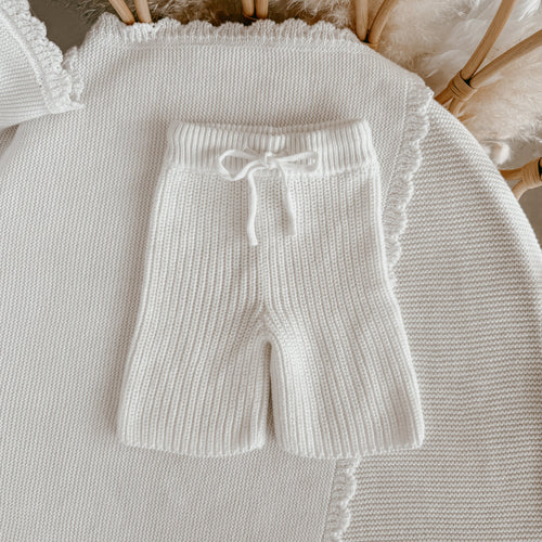 Chunky Knit Pants - Milk
