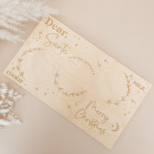 Load image into Gallery viewer, Wooden Santa Board Tray - Personalisation Available
