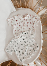 Load image into Gallery viewer, Holiday Slouch Romper - Red - PRE ORDER - Est. Dispatch October