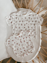 Load image into Gallery viewer, Holiday Slouch Romper - Red - PRE ORDER - Est. Dispatch October