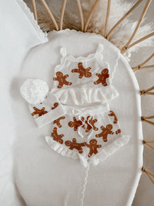 Mini Knit Beanie - Gingerbread