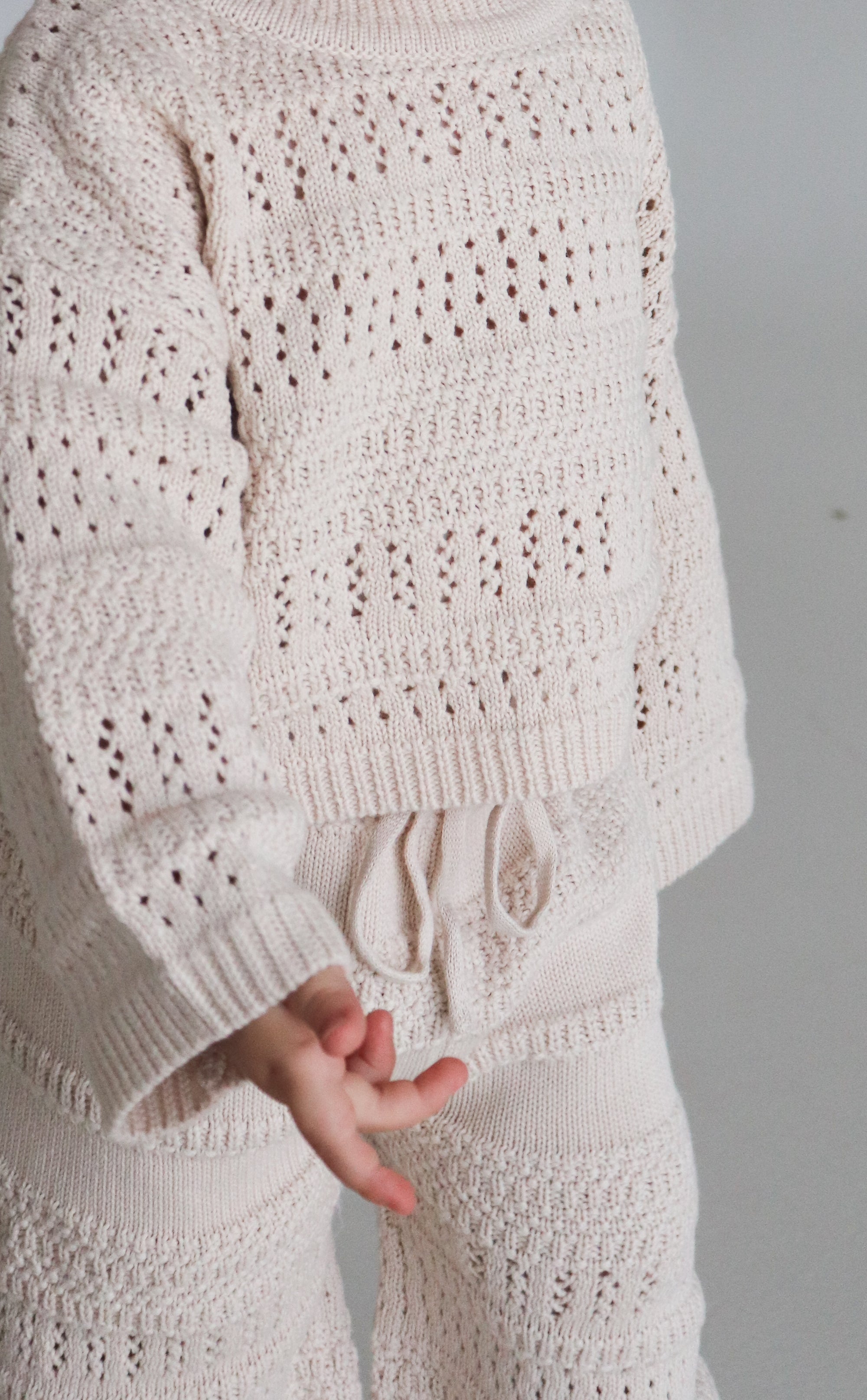 Ladies Knit Top &amp; Pants Bundle - Vanilla Latte