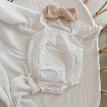 Load image into Gallery viewer, Daisy Broderie Romper