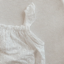 Load image into Gallery viewer, Daisy Broderie Romper