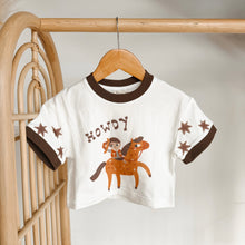 Load image into Gallery viewer, 'Howdy' Slouch Tee - Milk