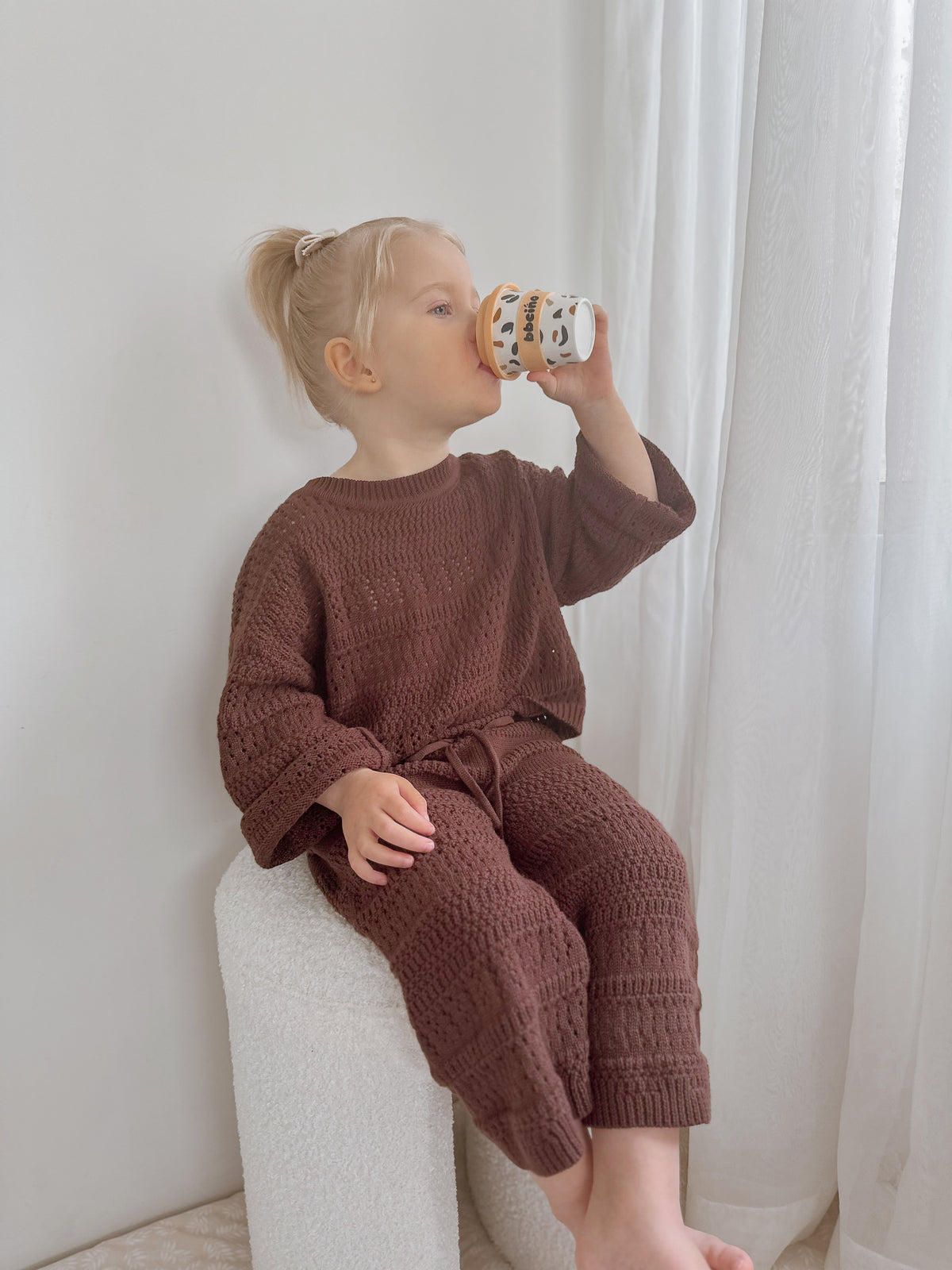 Kids Knit Set - Espresso