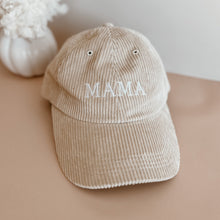 Load image into Gallery viewer, &#39;Mama&#39; Corduroy Cap