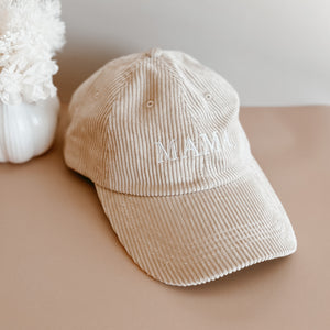 'Mama' Corduroy Cap