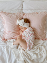 Load image into Gallery viewer, Pink Bow Slouch Romper