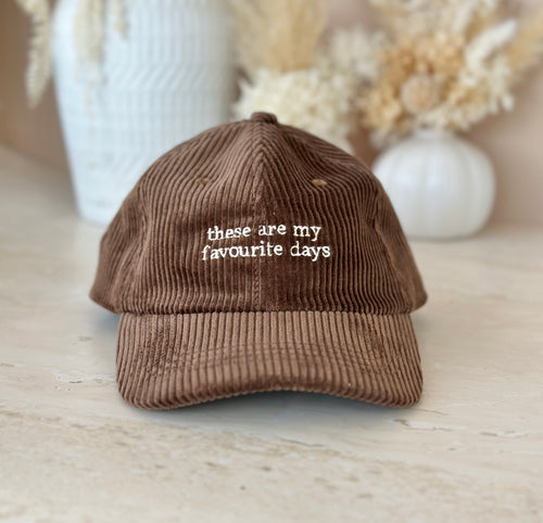 Adult 'Favourite Days' Unisex Cap - Cocoa