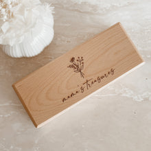 Load image into Gallery viewer, Personalised Wooden Jewellery Box