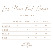 Load image into Gallery viewer, Long Sleeve Knit Romper - Lemon