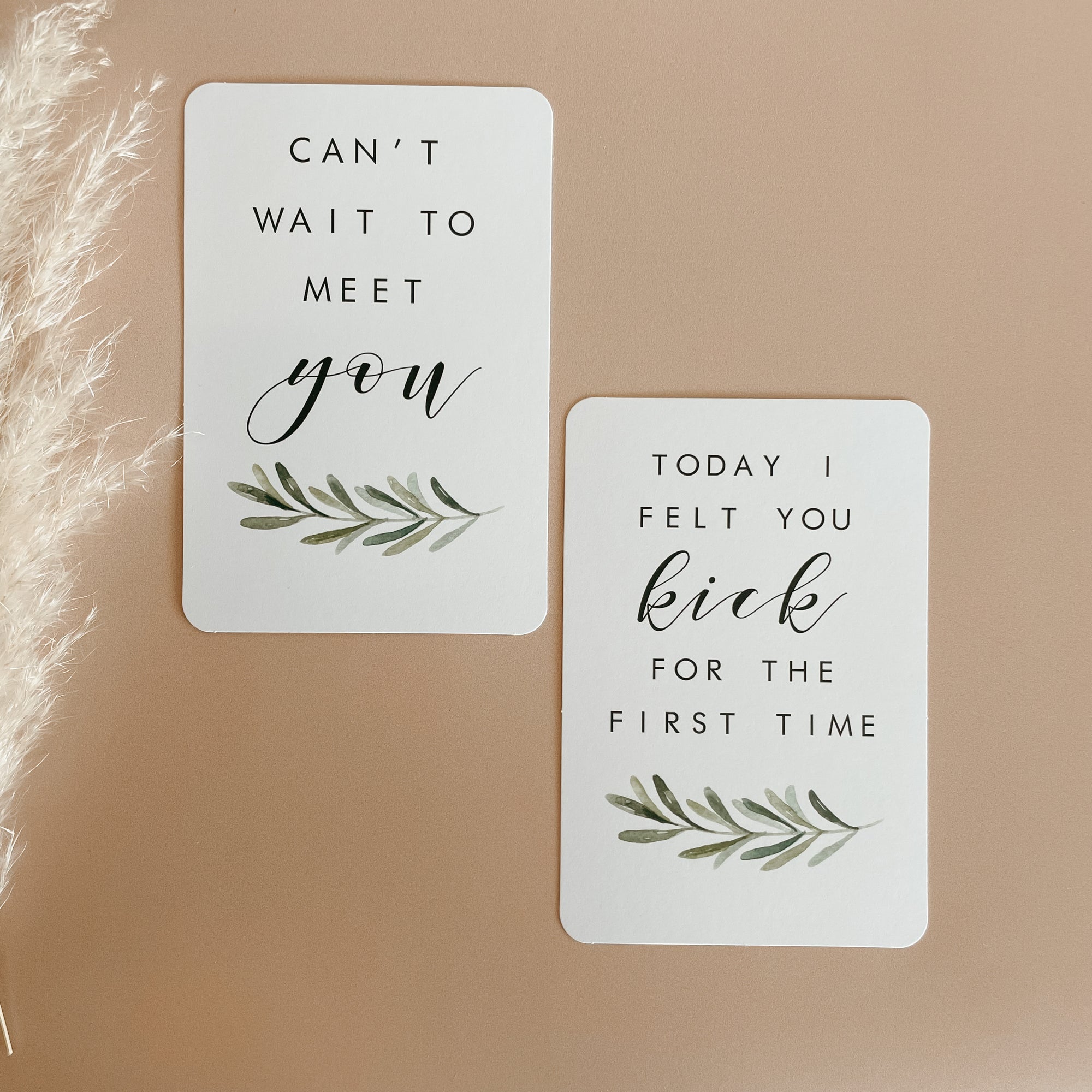SALE Pregnancy Milestone Cards - Lush Collection