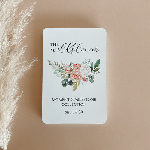 SALE Baby Milestone Cards - Wildflower Collection