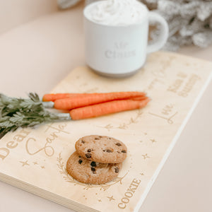 Wooden Santa Board Tray - Personalisation Available
