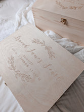 Load image into Gallery viewer, Wooden Personalised Baby Keepsake Box - REGULAR - PRE ORDER EST DISPATCH OCTOBER
