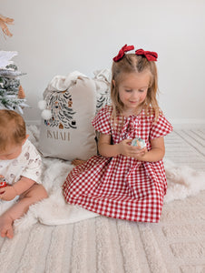 Red Gingham Dress