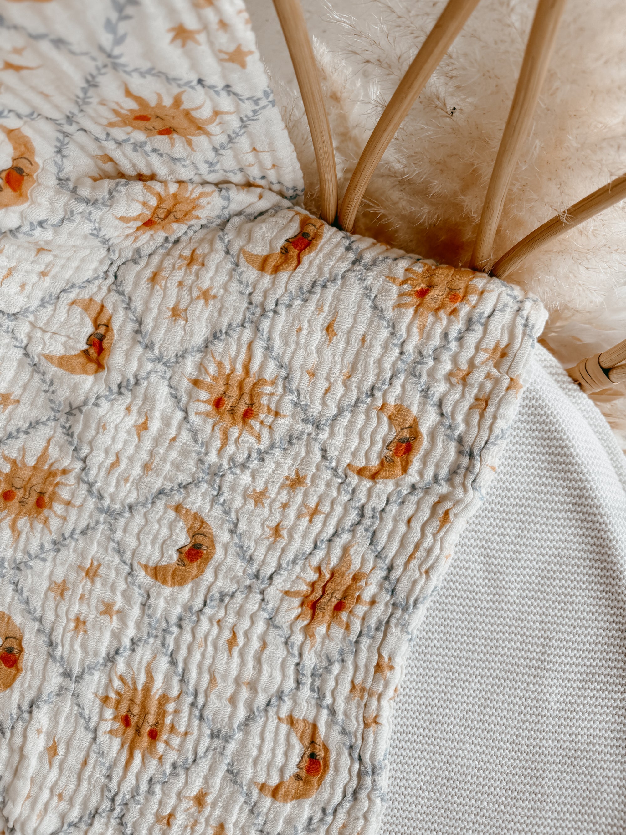 Heritage Muslin Blanket - Celestial Skies