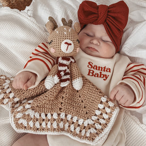 Reindeer Crochet Lovey Comforter - Limited Edition