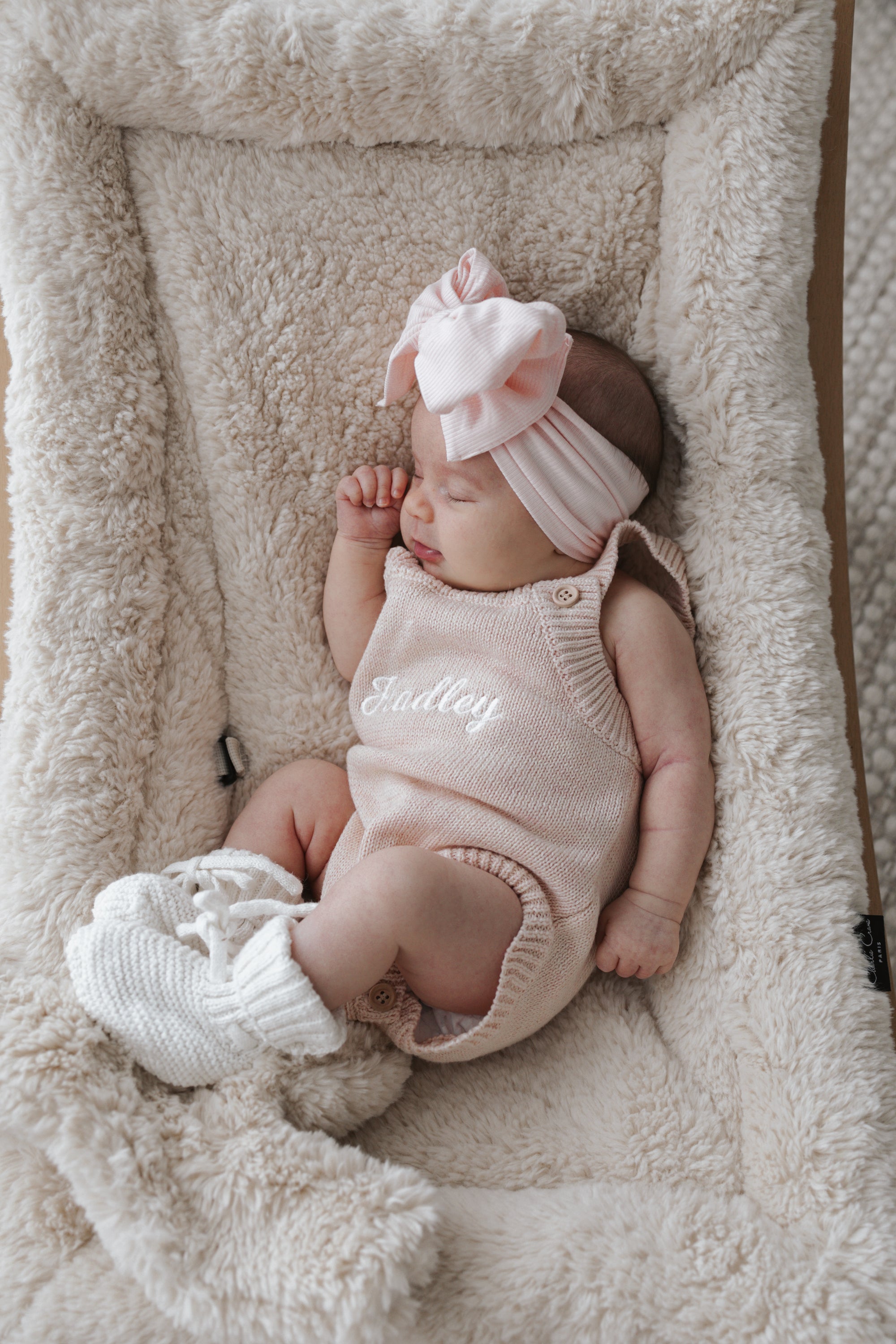 Mini Knit Booties - Milk