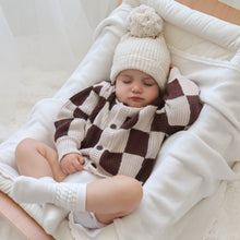 Load image into Gallery viewer, Checkered Knit Cardigan