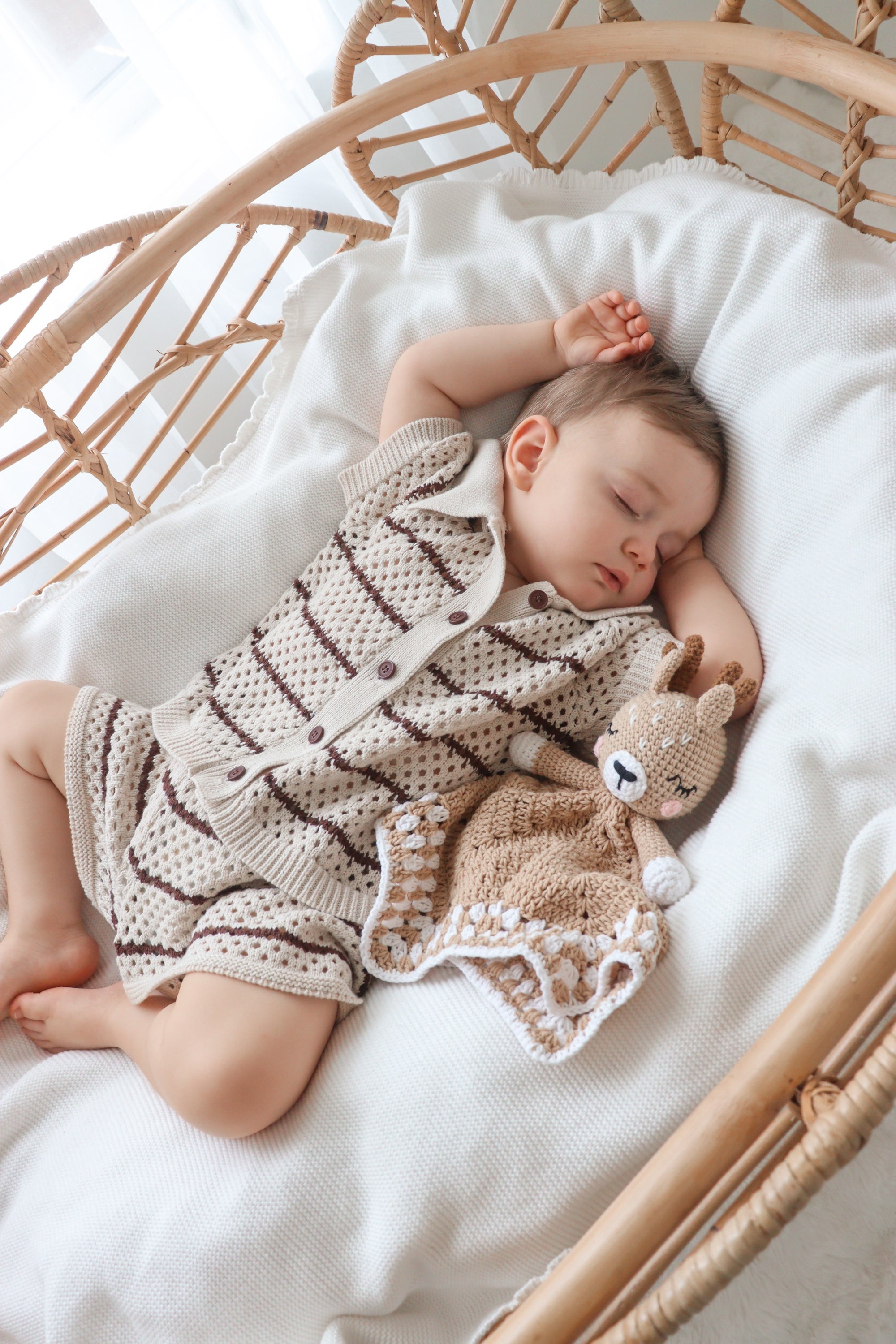 Espresso Stripe - Button Down Set