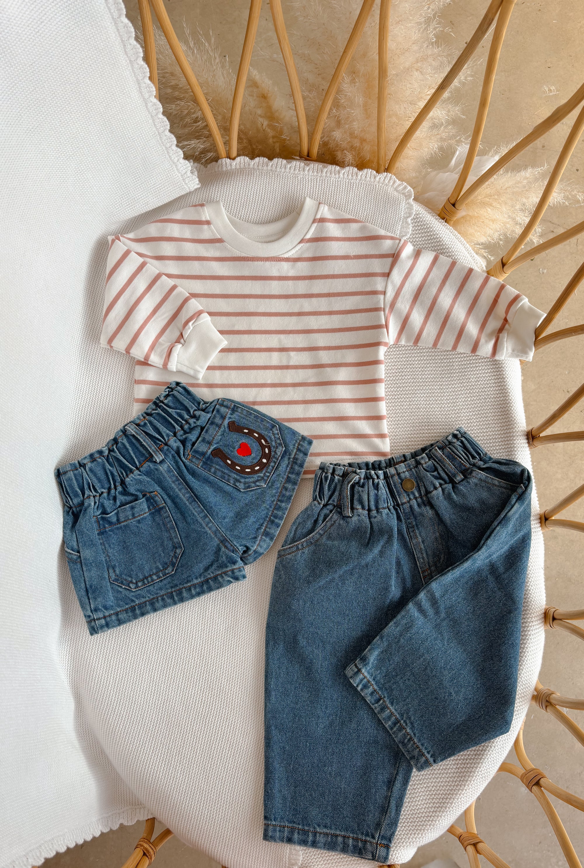 Stripe Long Sleeve - Petal