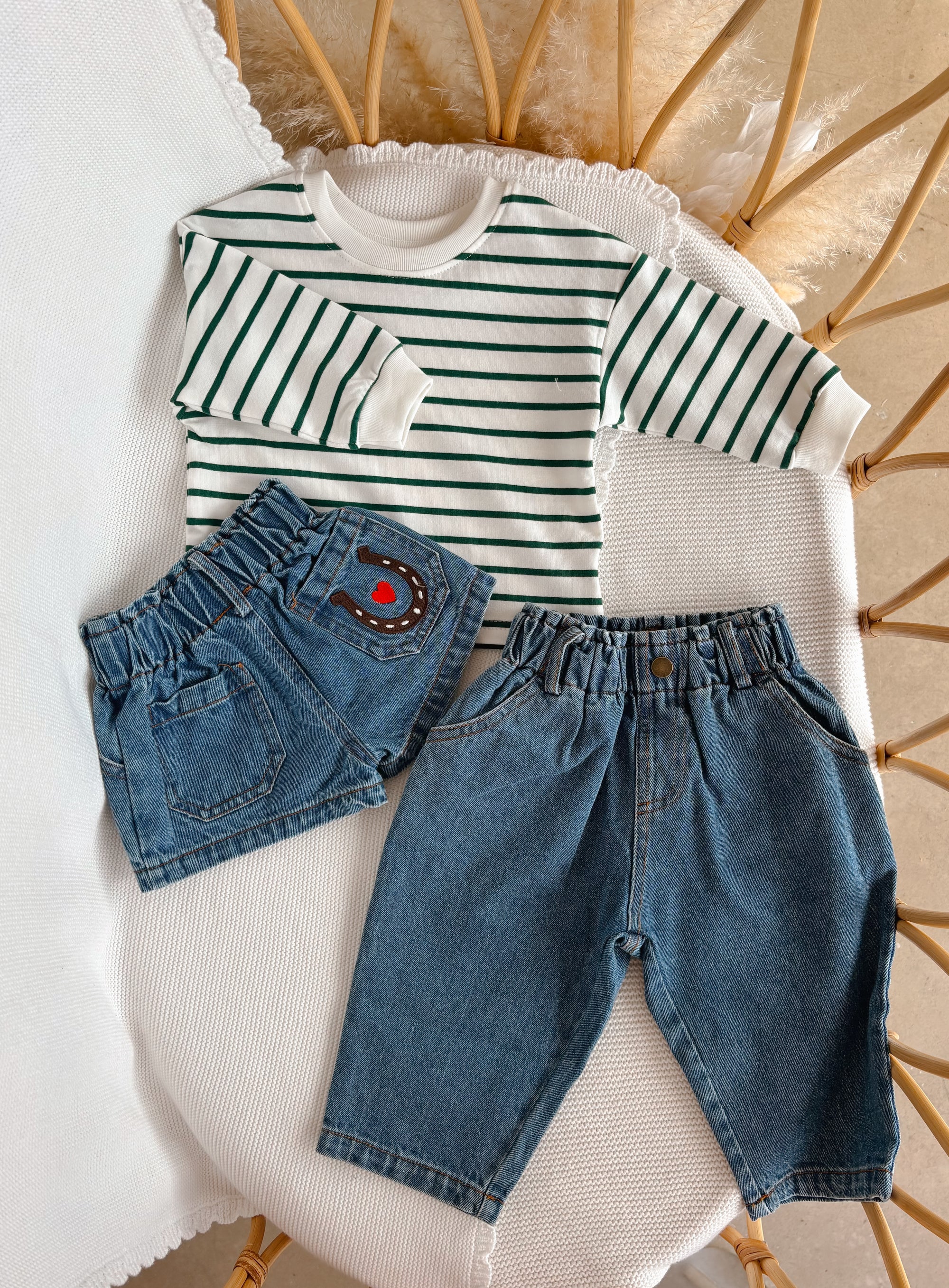 Stripe Long Sleeve - Forest