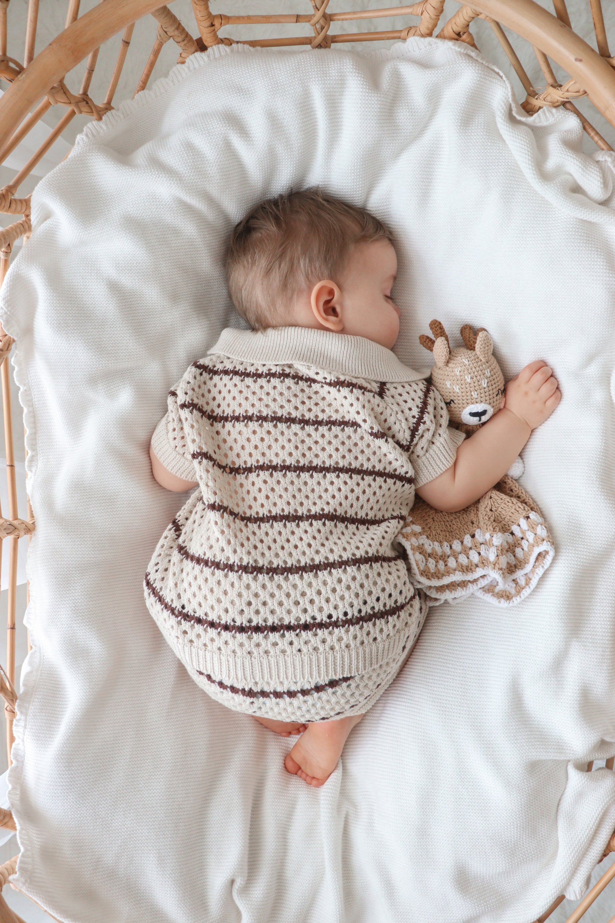 Espresso Stripe - Button Down Set