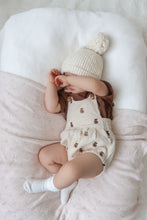 Load image into Gallery viewer, Corduroy Overall Romper - Teddy Bear