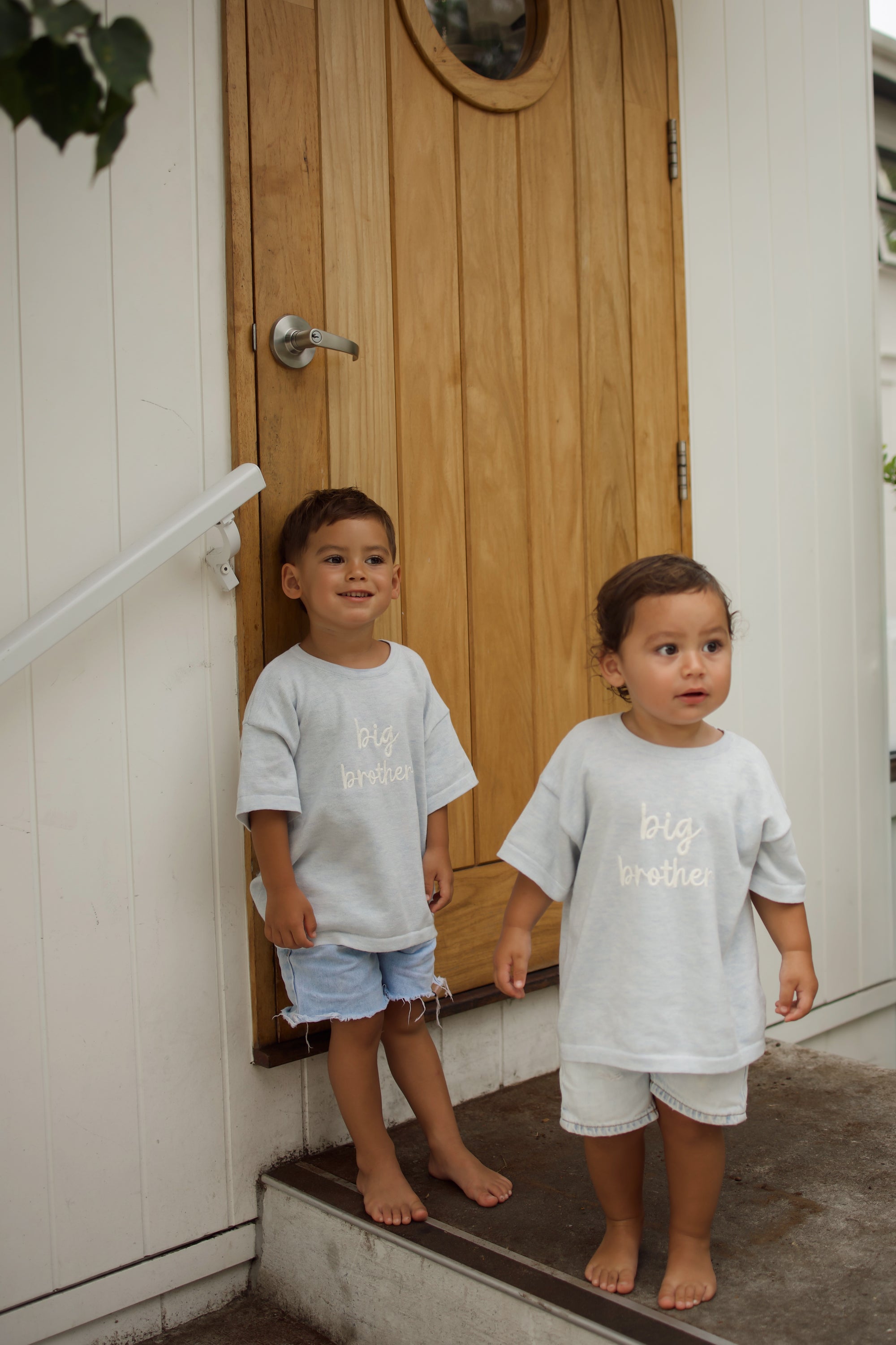 'Big Brother' Tee - Powder Blue