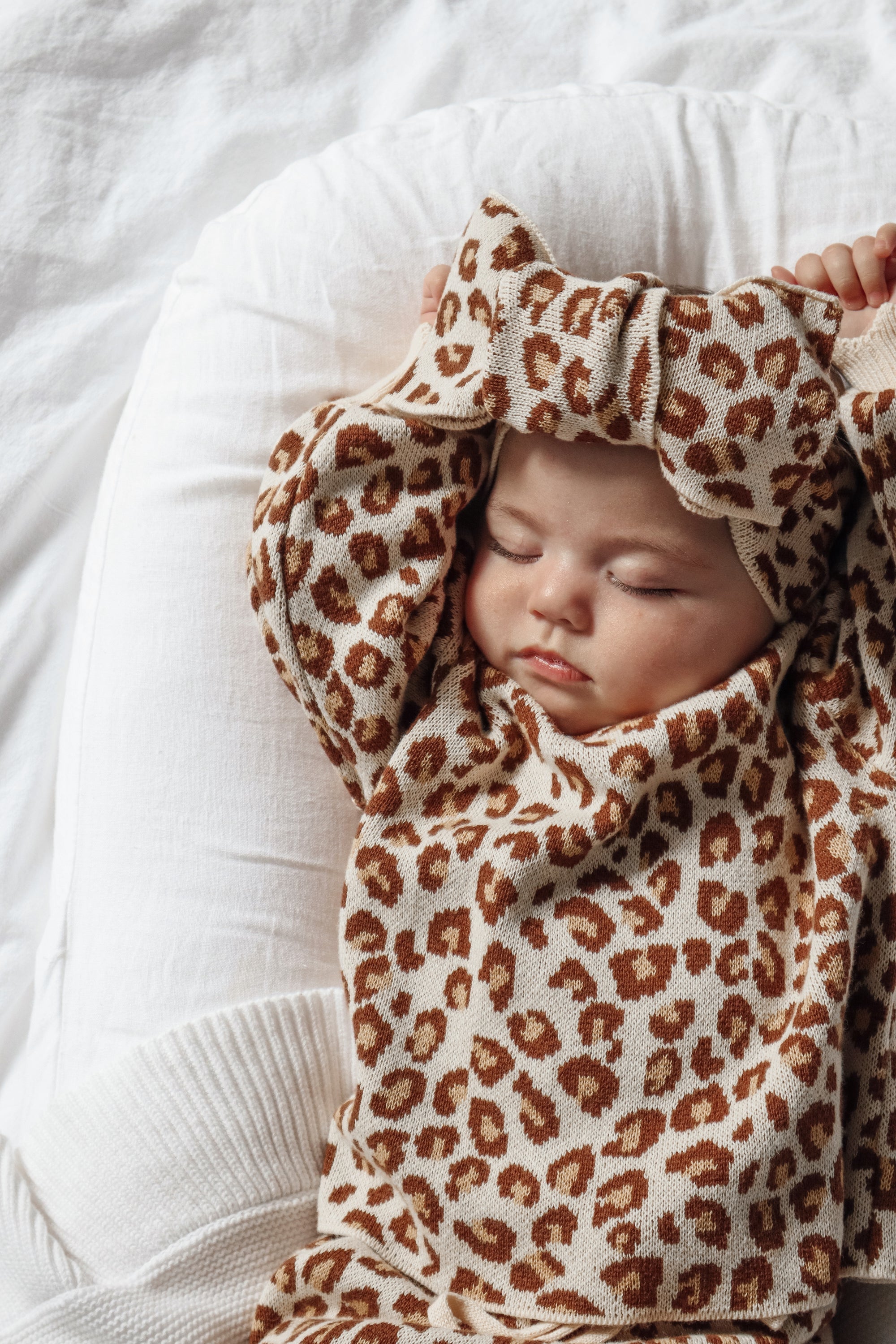 Leopard Knit Set - Long Sleeve