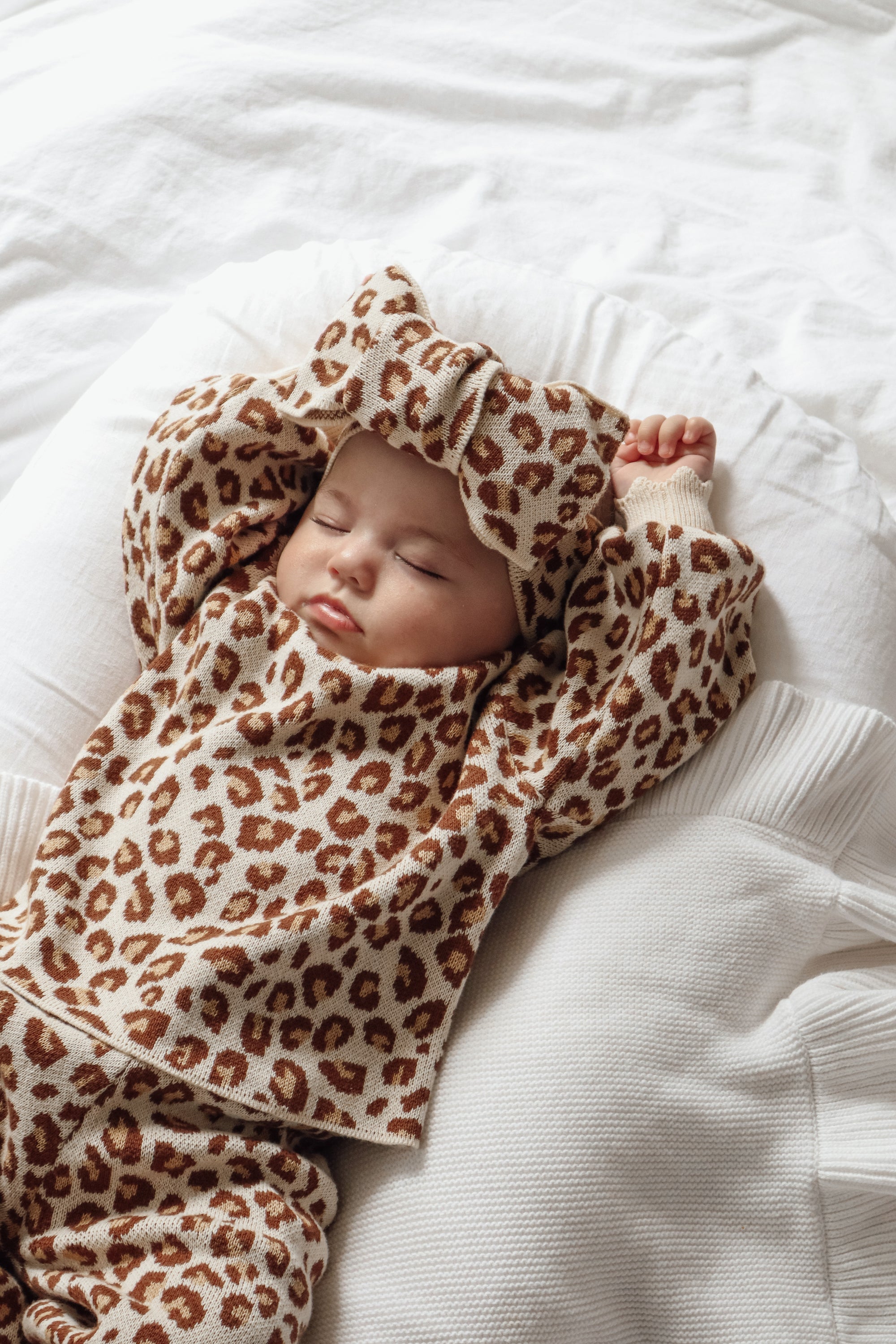 Leopard Knit Set - Long Sleeve