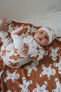Heirloom Classic Knit Blanket - Gingerbread