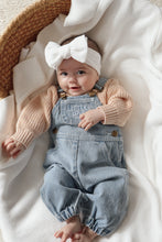 Load image into Gallery viewer, &#39;Little Love Club&#39; Vintage Blue Denim Overalls