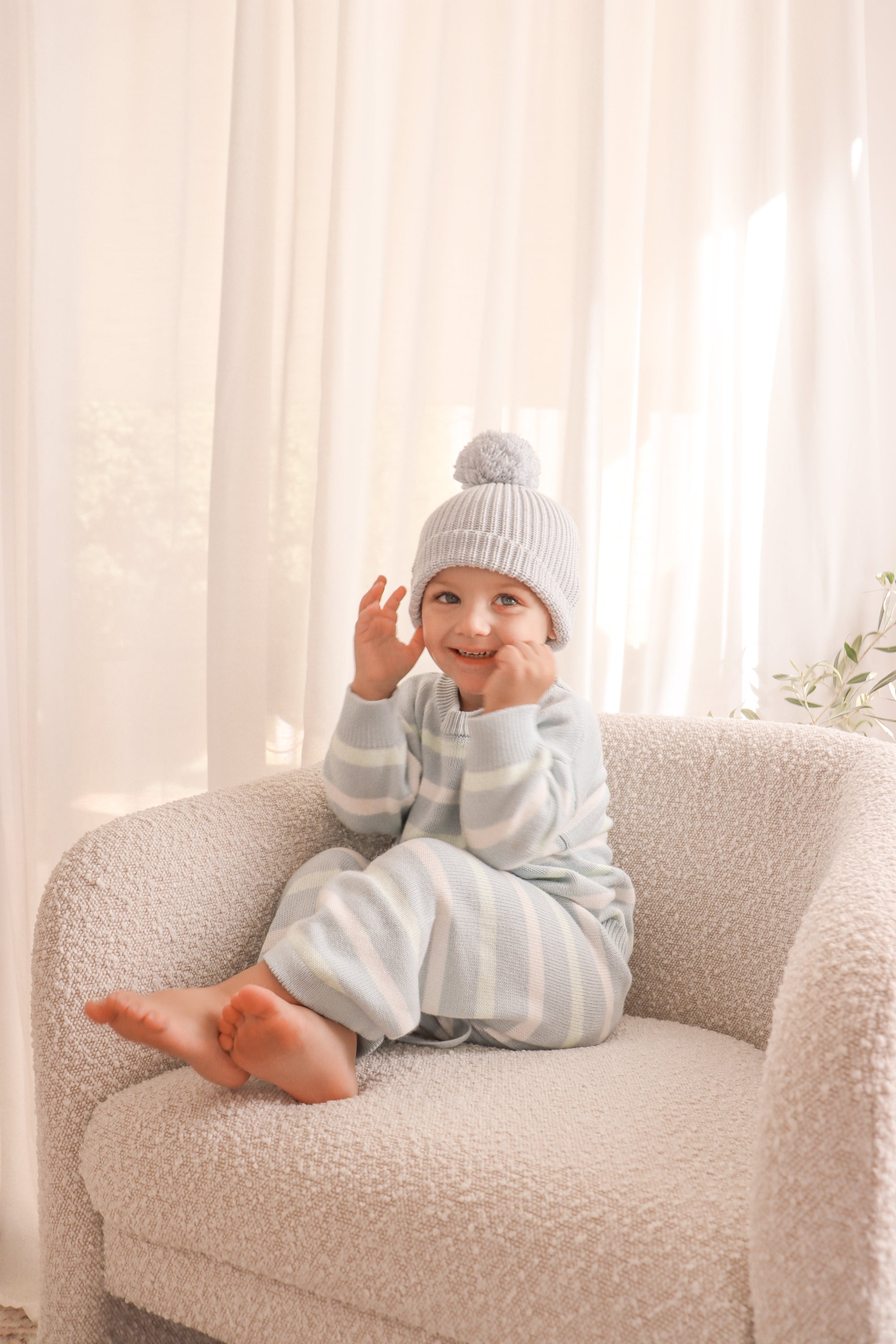 Mint Sherbet Knit Set - Long Sleeve