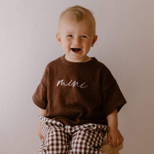 'Mini' Tee - Espresso
